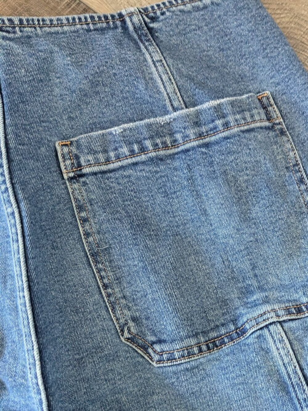 Pistola Blair High Rise Seamed Barrel Jeans Soho 32 Versatile Cotton Denim - Picture 12 of 14